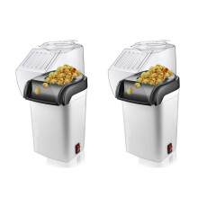 2X Machine à -Corn à Air Chaud, Machine à -Corn à Air Chaud Électrique-1200W, Prise Américaine Sans Huile