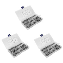150 Sets M6 Square Hole Hardware Cage Nuts&Mounting Screws Washers (M6 X 20Mm)(Screw+Washer+Cage Nut)
