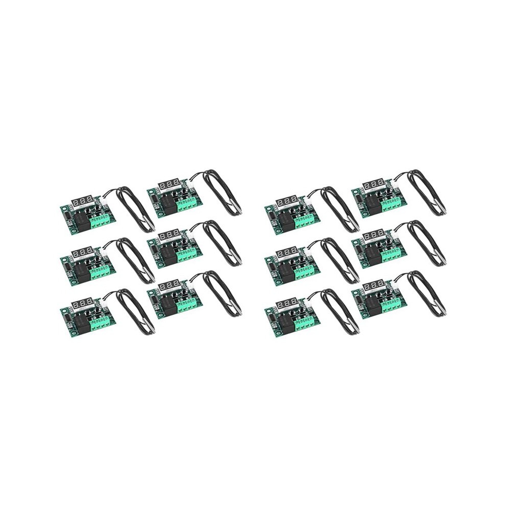 12X W1209 12 V Led Digital Thermostat Temperature Controller,-50-110C Temp Control Board With Sensor Probe 6032845718073