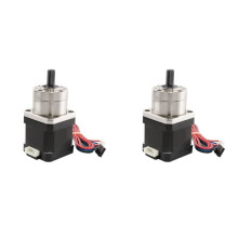 2X Motor Reductor -17 Motor Paso una Paso con Engranaje Ratio de Engranaje 5.18:1 Caja de Cambios Planetaria para Impresora 3D DIY Robótica/Máquina