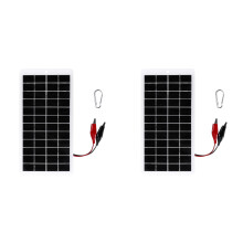 2X 5W 12V Solar Panel Polysilicon Panels Outdoor Solar Battery Charger Portable Solar Panel for Mobile Phone Chargers
