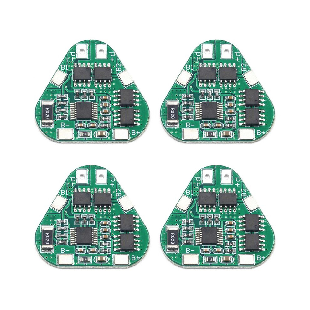 4X 3S 12V 18650 Lithium Battery Protection Board 11.1V 12.6V Overcharge Over-Discharge Protect 8A 3 Cell Pack Li-Ion Bms 4712367497350