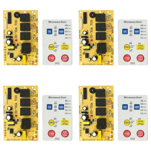 4X Universal Microwave Power Supply Control Board Repair Computer Microwave Oven Computer Board Membrane Keypad