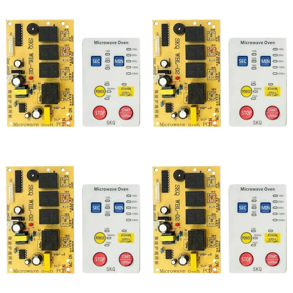 4X Universal Microwave Power Supply Control Board Repair Computer Microwave Oven Computer Board Membrane Keypad 6031409492916