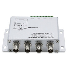4X 4CH Passiver Video Balun für TVI CVI AHD Kameras CCTV über Twisted Pairs UTP Video Balun 4CH Transceiver BNC zu UTP RJ45