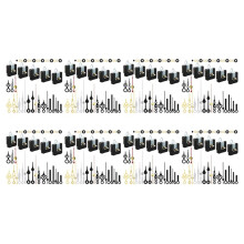 40 Pcs Clock Movement Mechanism Parts Silence Quartz DIY Wall Clock with 7 Different Pairs Clock Hands Replacement Kit