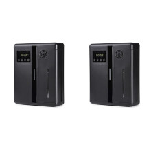 2X Aromas Fragrances Machine 160Ml with Timer Function Essential Oil Aromas Diffuser for Hotel Office EU Plug,A