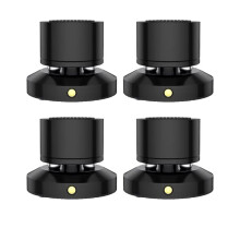 4PCS Speaker Base  Lead Alloy Adjustable Tray Pad Speaker Stand Isolation Feet Spike 50x45mm