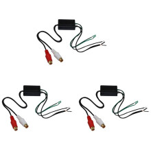 3X Speaker to 2 RCA Output Converter in/OUT High/Low for Car Audio