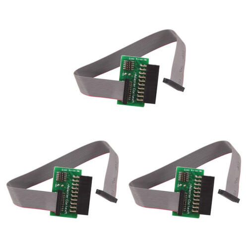 3X JTAG Cable Round Interface Board (2X10 2.54mm) to SWD (2X10 1.27)