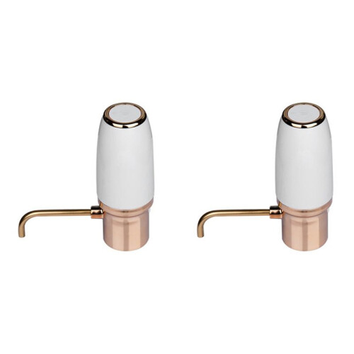 2X Electric Wine Aerator Pourer Automatic  Decanter Dispenser Rechargeable with Micro-USB Cable B 1