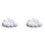 2X Cloud Keyboard Wrist Rest Soft Leather Memory Foam Wrist Support Cushion A Short 1
