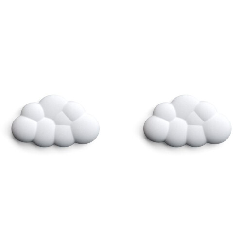2X Cloud Keyboard Wrist Rest Soft Leather Memory Foam Wrist Support Cushion A Short