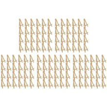 120 PièCes 12,7 cm Présentoirs en Bois, Chevalets, Supports de Table, Adaptés à L'Artisanat pour Enfants, Cartes de Visite