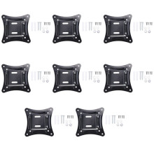 8X Universal Wall Mount Stand for 14-27inch LCD LED Screen Height Adjustable Monitor Retractable Wall for VESA Tv-C12