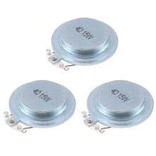 3X Alto-Falantes de ÁUdio 44Mm Plane Vibration Speaker Resonance Speaker 15W 4 Ohms DIY para Home Theater