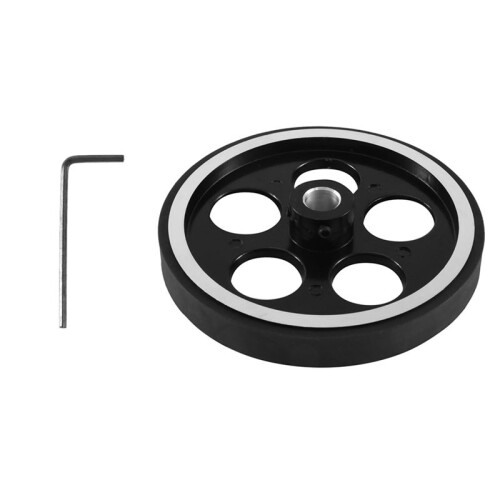 2Stück 300 mm X 10 mm Industrielles Aluminium-Gummi-Mess-Encoder-Messrad für Industrielle Encoder 2