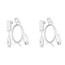 2X -Compatible Wireless Transmitter Receiver Extender Kit 1080P@60HZ 50M Wireless Display Dongle for TV Camera