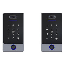 2X TTLock Face Recognition Access Control Keypad Standalone Waterproof Fingerprint Access Controller for Door Lock-B