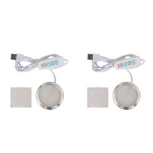2X Modèle D'Impression 3D Lumière LED Projecteur LED 5 V Veilleuse Ultra Fine USB Lumière LED Réglable pour Kit de Lampe de Garage