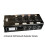 4 Unidade de ÁUdio XLR de 3 Pinos e 4 Canais e DMX sobre Extensor de Cabo de Rede, Extensor de Sinal de Rede DMX512, Macho 9