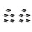 10X Hard Disk Bracket 2.5 to 3.5 Hard Disk Cage Hard Disk Bracket Multi-Function Solid State Drive SSD Bracket 1