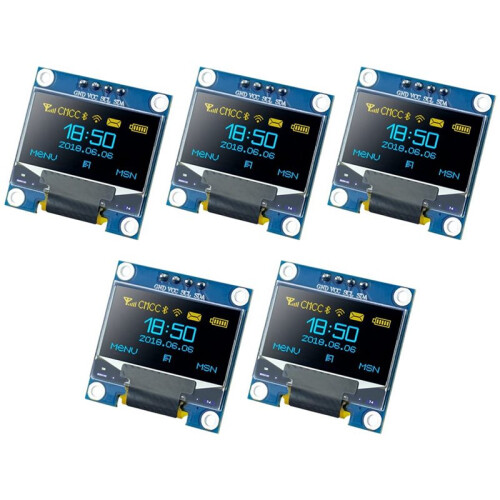 0.96 Inch 10PCS OLED I2C Display Module for  Raspberry PI 128x64 Pixel IIC Serial Self-Luminous Display Module 1
