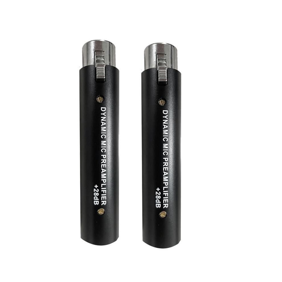 2X Microphone Preamplifier For Dm1 Dynamic 28Db Gain Mic Amplifier For Dynamic And Passive Ribbon Microphones 6031945901811