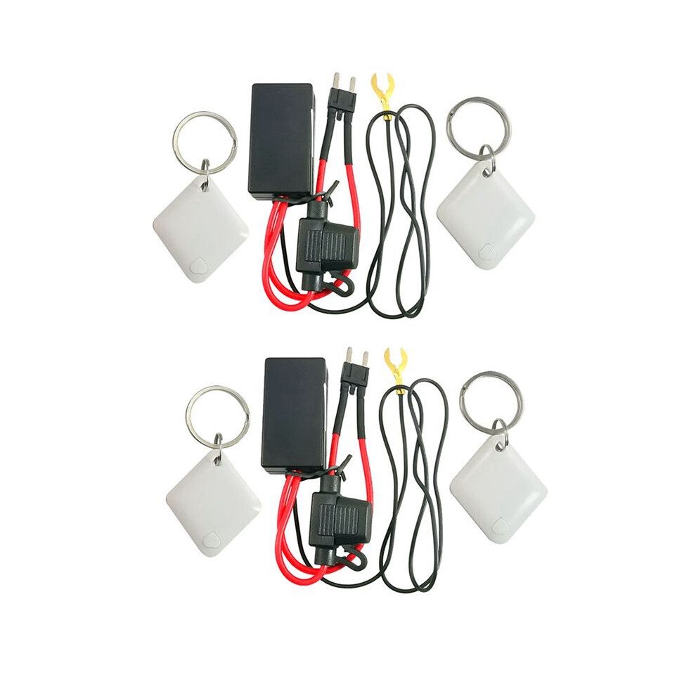 2X Car Wireless Anti-Theft Motorcycle Hidden Lock System With Cut Tools Alarm Ca K0b8 Circuit Immobilizer 6033116832832