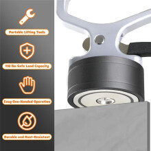 Magnetic Pickup Tool,Stainless Steel Lifting Magnet Sweeper,for Welding,Metal Separation,Cutting, Micro-Adjustable 2Pcs