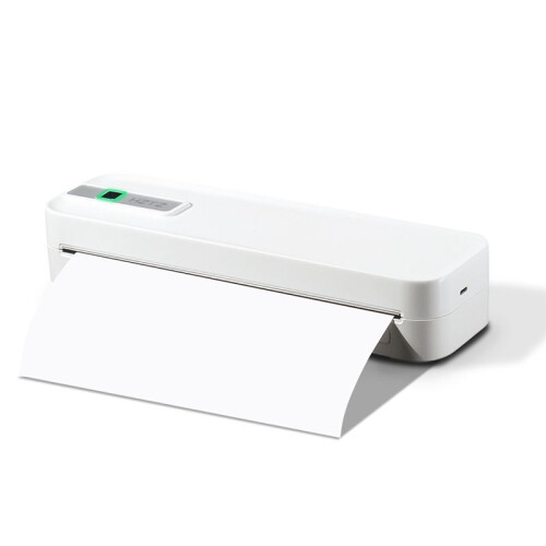 HZTZ Portable Printer Wireless for Travel, Thermal Printer Inkless, Small Compact Printer Support Folding Paper/Rolling