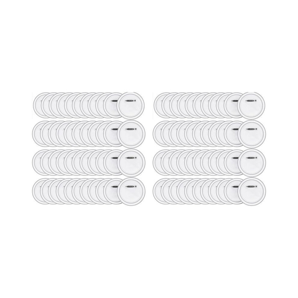 100Pcs 2.36Inch Button Maker Diy Button Pins, Acrylic Design Button Badge Clear Button Pin Badges 6032434194950