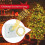 2X DIY Christmas Sound Sensor with LED String Decorative Lights Christmas Music Speaker White 3