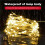 2X DIY Christmas Sound Sensor with LED String Decorative Lights Christmas Music Speaker White 4