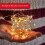 2X DIY Christmas Sound Sensor with LED String Decorative Lights Christmas Music Speaker White 5