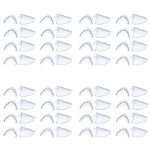 32 Pairs Safety Eye Glasses Side, Slip  Clear Side Shield for Safety Glasses- Fits Most Eyeglasses(M-L)