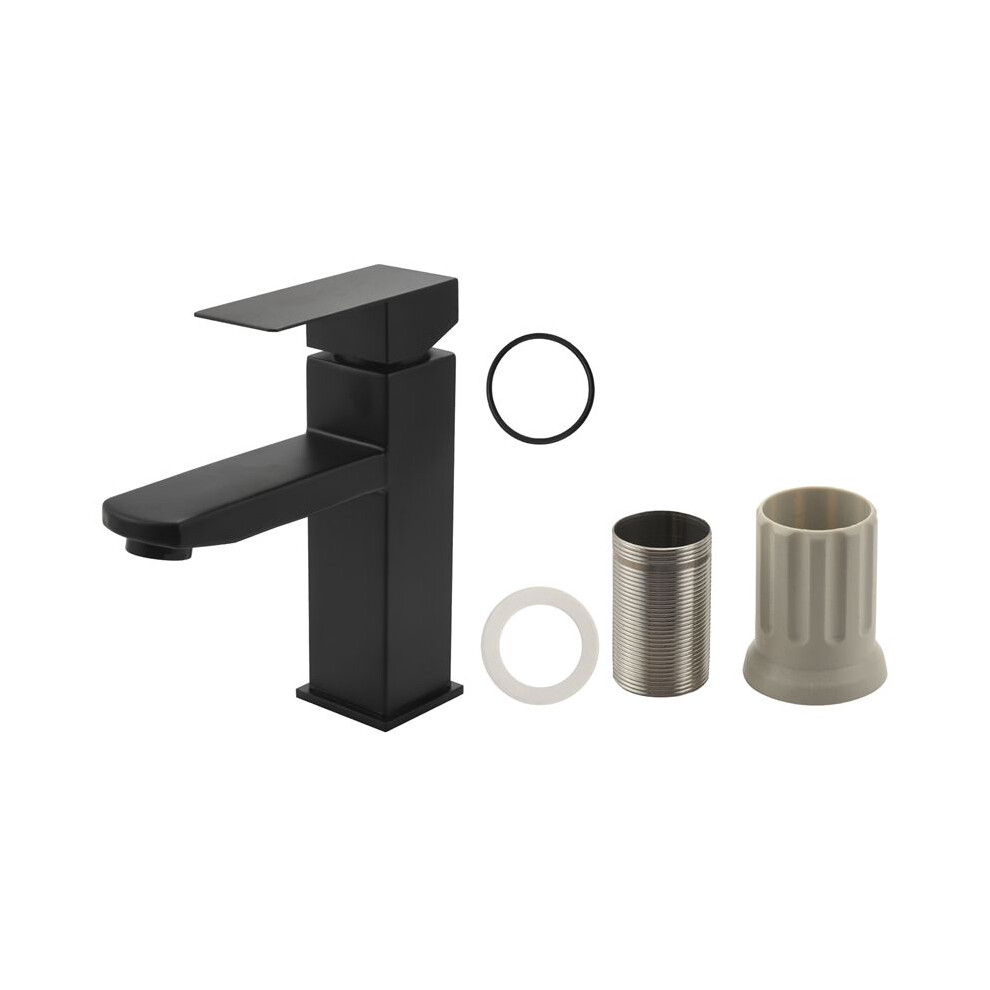 Bathroom Sink Faucet, Hot And Cold Water Basin Faucet, Matte Black 6032862397152