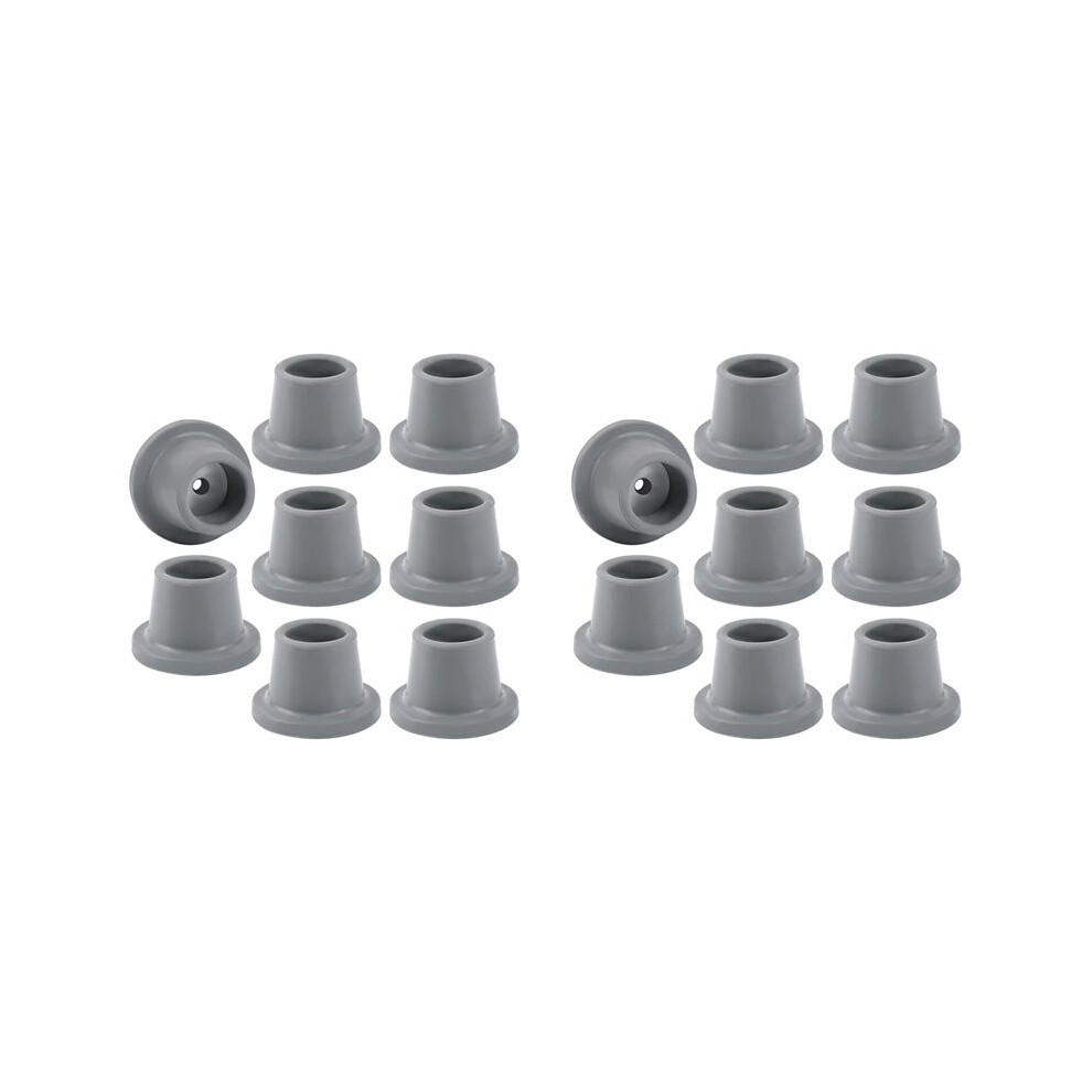 Brecantia 16Pcs Replacement Feet For Shower Chair Bath Rubber Tips Non Slip Shower Bench And Tub Transfer Suction Cup Feet