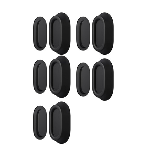 Lot de 10 Supports de Télécommande Magnétiques Muraux en Silicone pour Télécommande et Chargeur de Télécommande TV 1