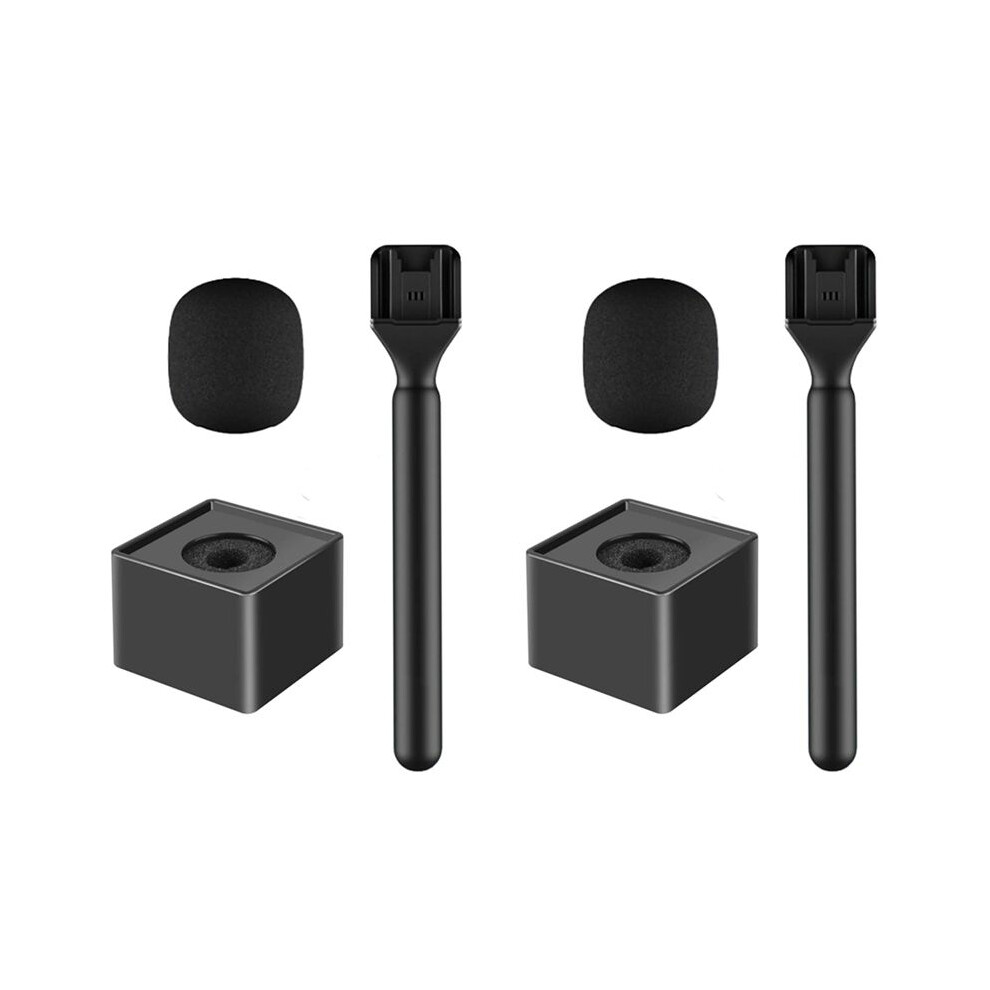2X Handheld Stick With Quad Label Kit Htx Wireless Microphone Handheld Stick For Mic/Moma/ Go,B 4712524664663