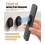 Lot de 10 Supports de Télécommande Magnétiques Muraux en Silicone pour Télécommande et Chargeur de Télécommande TV 4