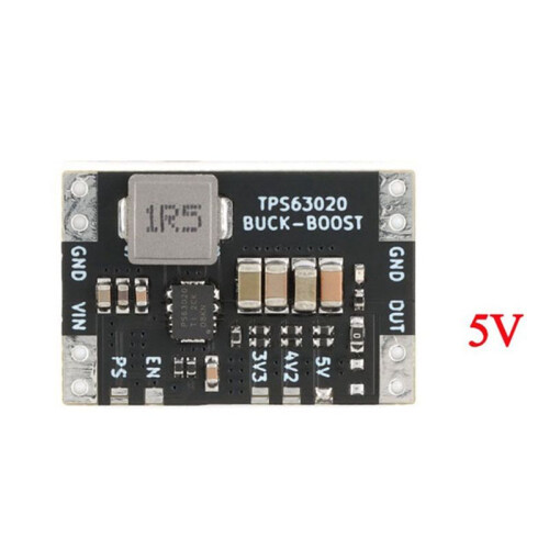 2X XL63020 TPS63020 Lithium Battery USB Automatic Boost Buck Step  Down Module Microcontroller Power Low Ripple 5V 2
