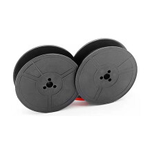 2 Pièce de Ruban de Machine à Écrire GR1 à Double Bobine de Remplacement pour la Plupart des Rubans de Dactylographie (Noir et Rouge)