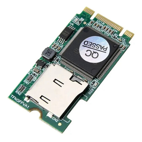 2X for M.2 Micro- Card Reader Micro- SDHC SDXC TF to M2 B Key T-Flash Adapter for PC M.2 NGFF SSD Support 512GB 1