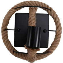 Abajur de Parede Vintage Abajur Industrial de Corda Americana Barra de Personalidade Abajur de Parede de Loft Luzes de Parede de Corredores (Sem Fonte