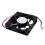 2X Computerbehuizing Koeler Ventilator 3PIN 12V 7CM 70MM PC CPU Koelkoeler Ventilator 2