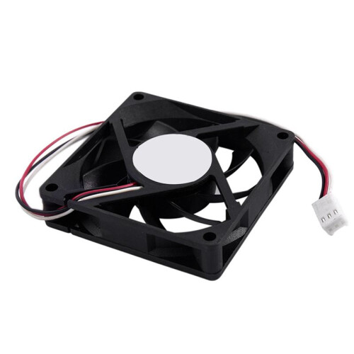 2X Computerbehuizing Koeler Ventilator 3PIN 12V 7CM 70MM PC CPU Koelkoeler Ventilator 1