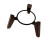 4X for   Bracket  Audio Bracket Accessories Wood Base  Multifunctional Desktop Anti-Slip Bracket 4