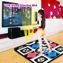 2X Tapetes de Dança com Fio USB 11 Teclas Jogo de Dança Step Pad HD Foot Print Dancer Blanket Equipamento de Cobertor para Dançarinos