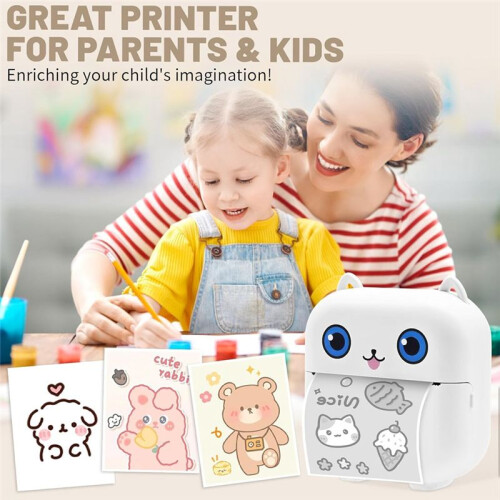 Portable  Thermal Inkless Label Maker Printer  Sticker Printer